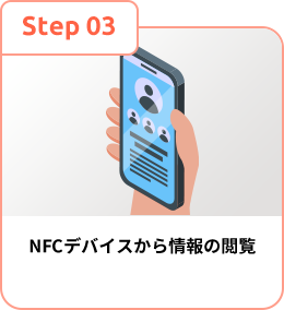 NFCデバイスから情報の閲覧
